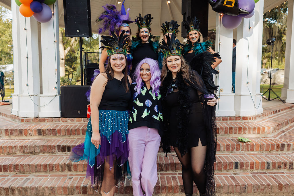 Costumed rider at The Witches Ride of St. Francisville