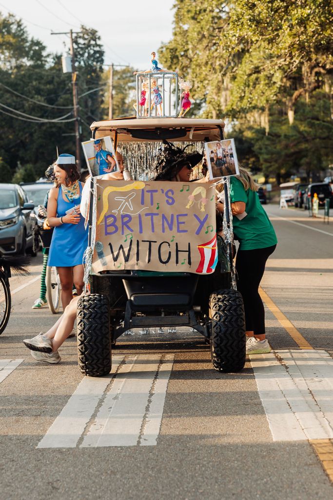 A coven of witches at The Witches Ride of St. Francisville