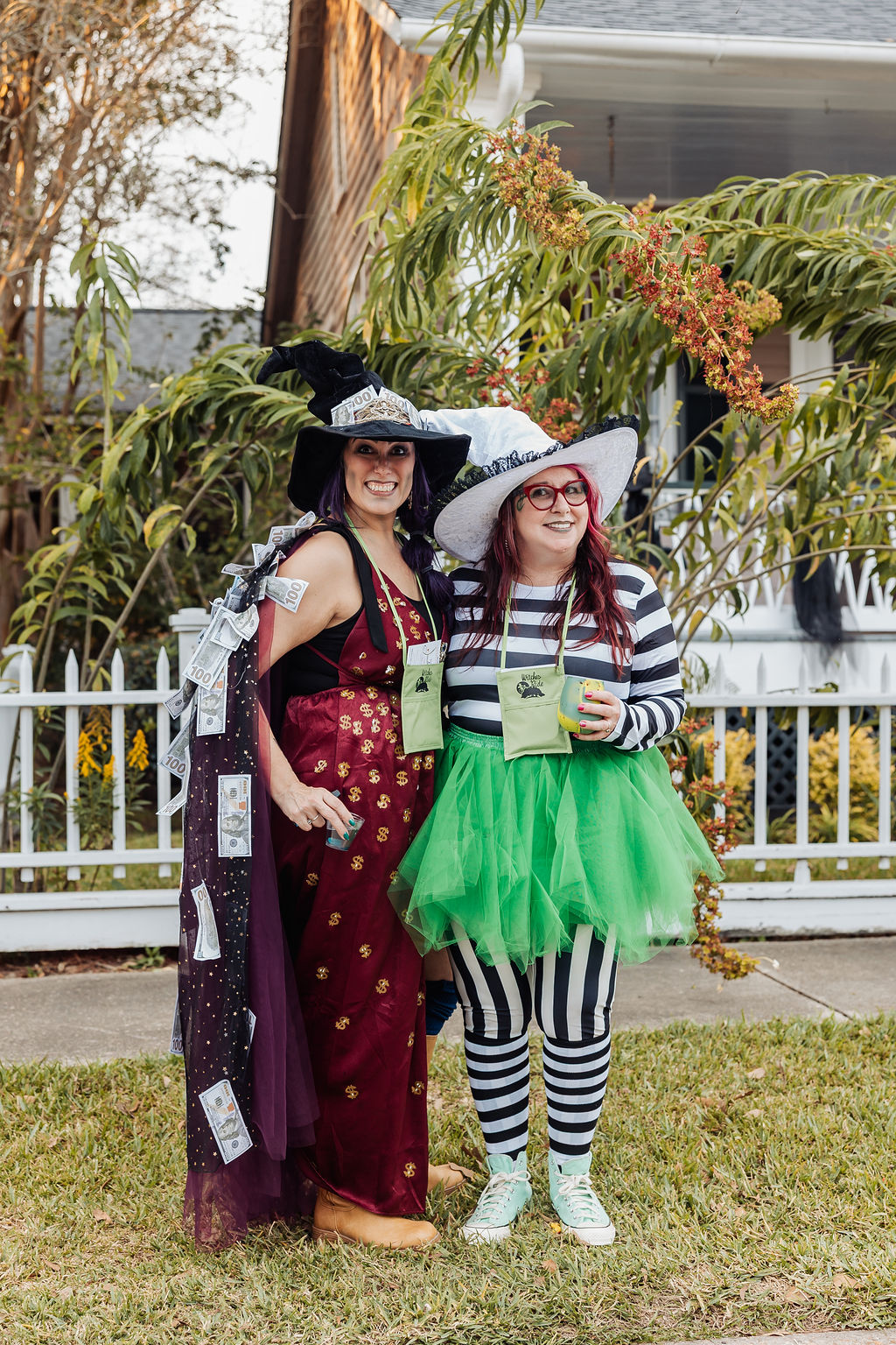 Costumed rider at The Witches Ride of St. Francisville